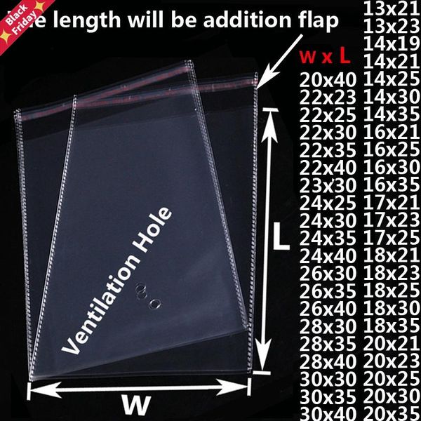 

clear self adhesive seal gift packaging packages bag opp poly plastic sealing cellophane bags resealable baggie wrap