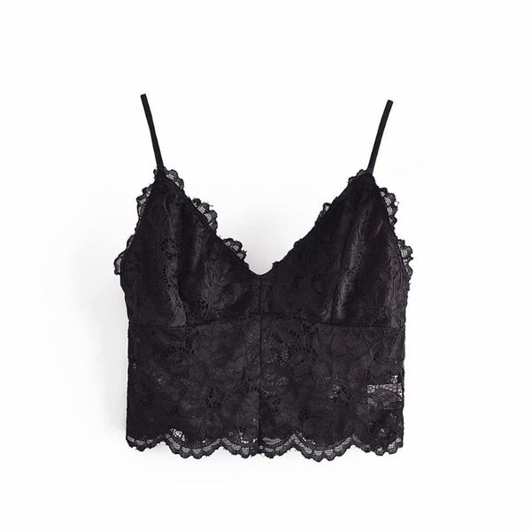 

factory wholesale custom women floral lace crop brassiere wireless lingerie bra women's t-shirt, White