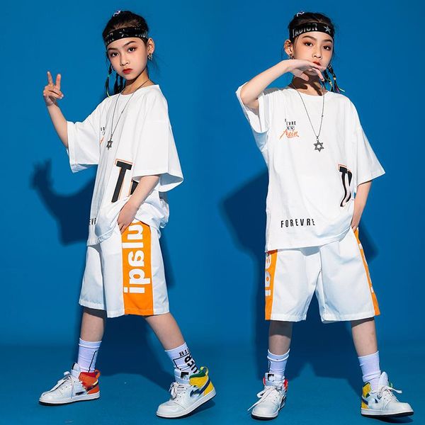 

stage wear jazz street dance outfit for kids boys modern rave clothes short sleeved shorts ballroom hip hop clothing dqs7183, Black;red
