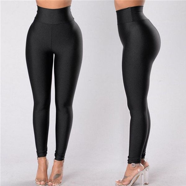 

women's leggings high waist women fitness clothes 2021 slim ruched bodybuilding pants athleisure female w3, Black