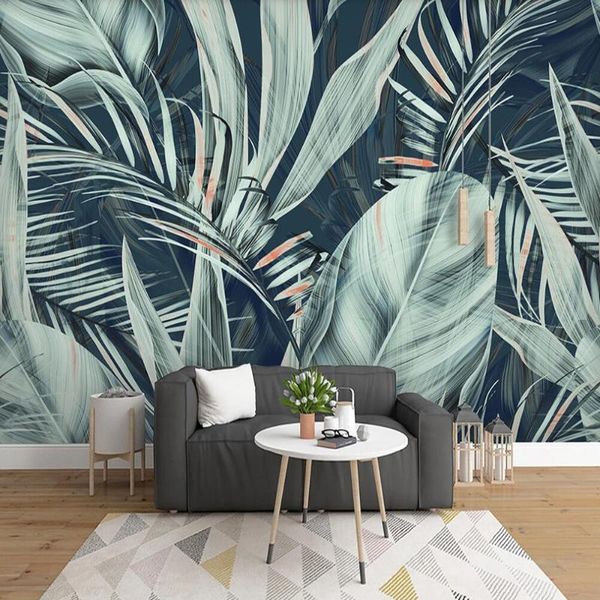 

wallpapers custom large 3d wallpaper mural hand painted tropical rain forest flowers and birds background wall decoration painting wallpape