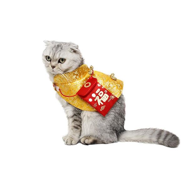 

cat dog chinese style scarf cloak clothes neckerchief set costumes