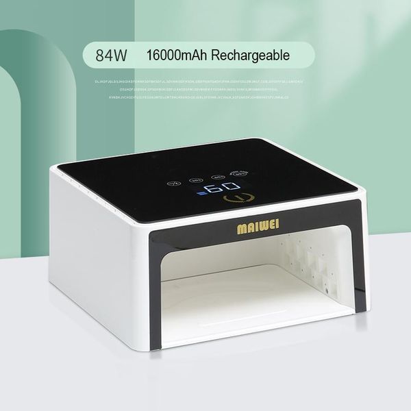 

nail dryers rechargeable uv lamp nails dryer machine pedicure light wireless glue baker led po-therapy cordless