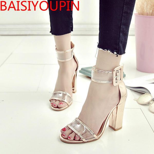 

fashion hollowed out high heeled female womens's sandals custom larger size 34-43, Black
