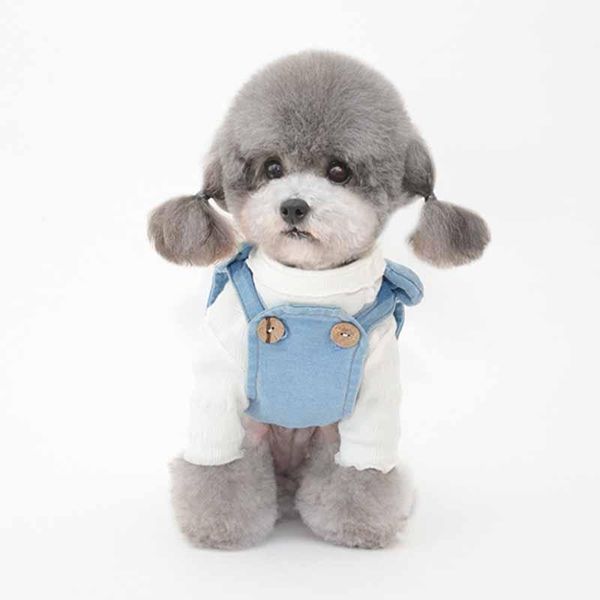 

autumn and winter pet one-piece overalls puppy clothes dog teddy hiromi apparel