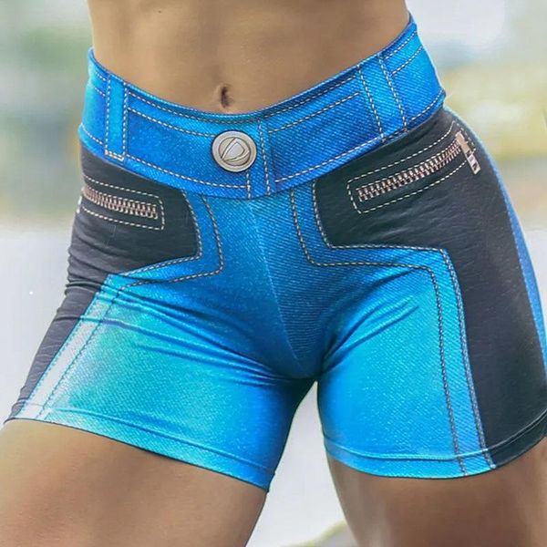 

yoga outfit women short pants high waist printed push up running fitness gym sportwear leggings tight femme