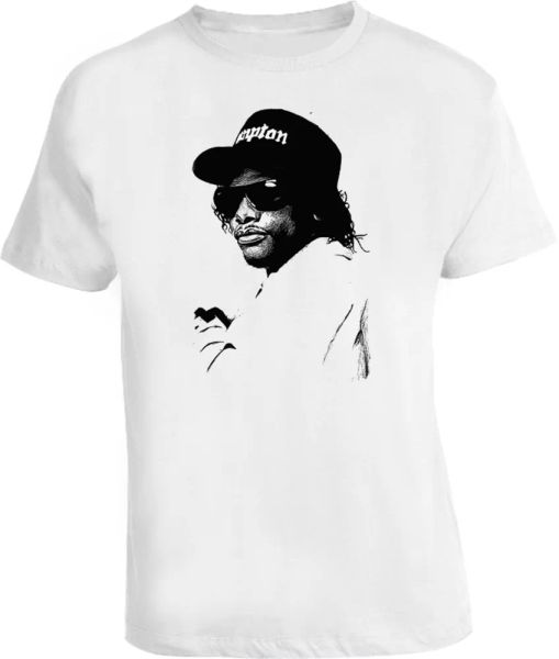 

eazy e rap hip hop nwa t shirt, White;black