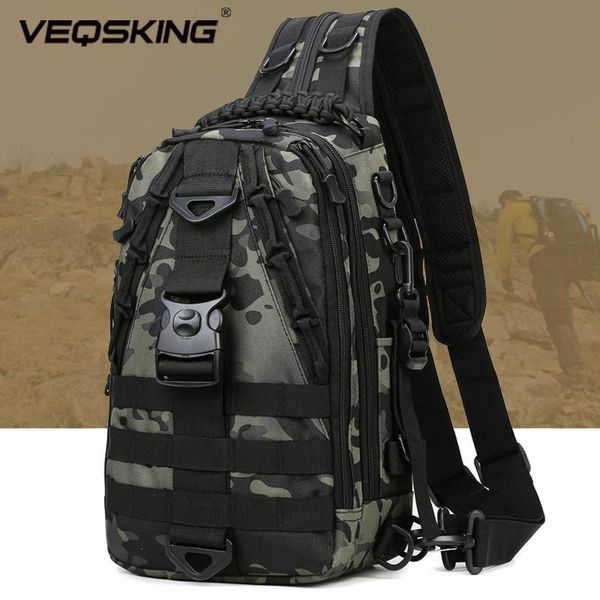 

outdoor bags hiking military tactical shoulder bag men camping sports trekking climbing crossbody fishing chest for male