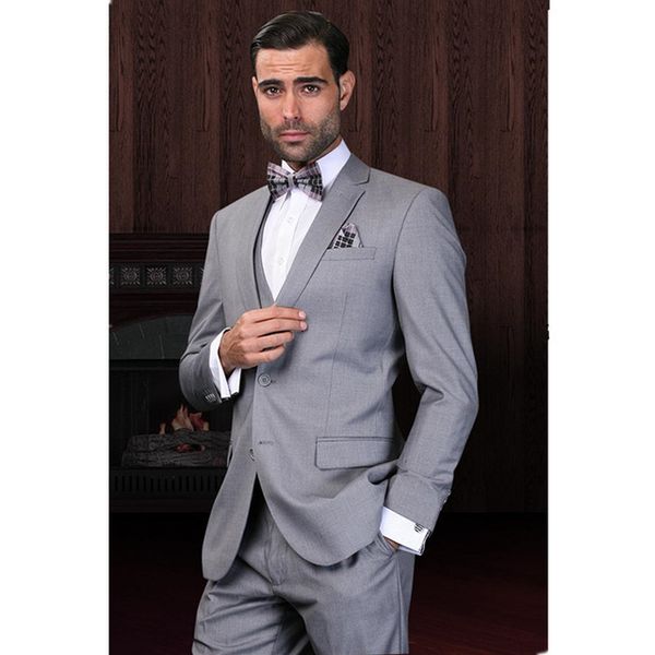 

men's suits & blazers the latest suits, es, dance lapels, light gray, wedding, groom, suit, custom coat, waistcoat, White;black