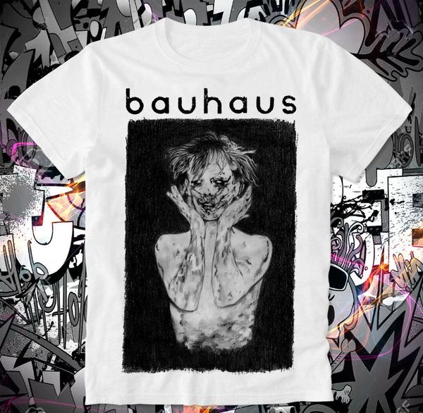 

t-shirt bauhaus band 4ad goth gothic rock indie bela lugosi's dead peter murphy, White;black