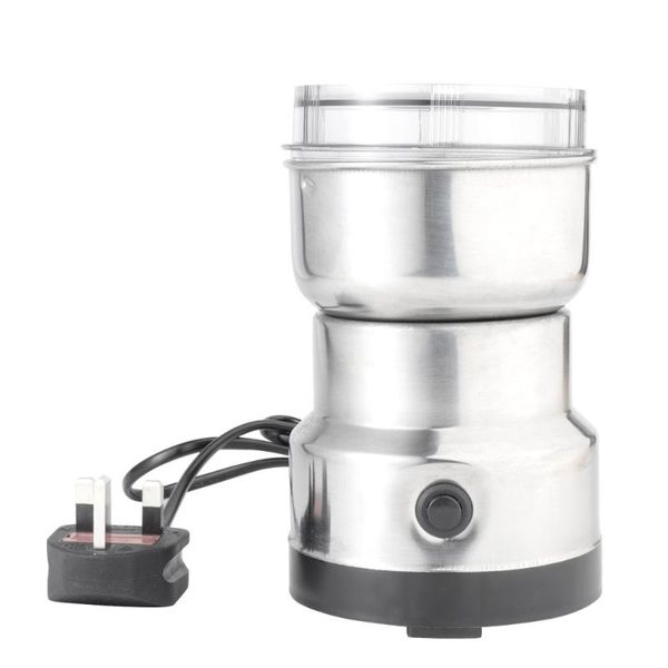 

manual coffee grinders 220v electric spice beans grinder maker with stainless steel blades for home kitchen grinding supplies (uk plug)