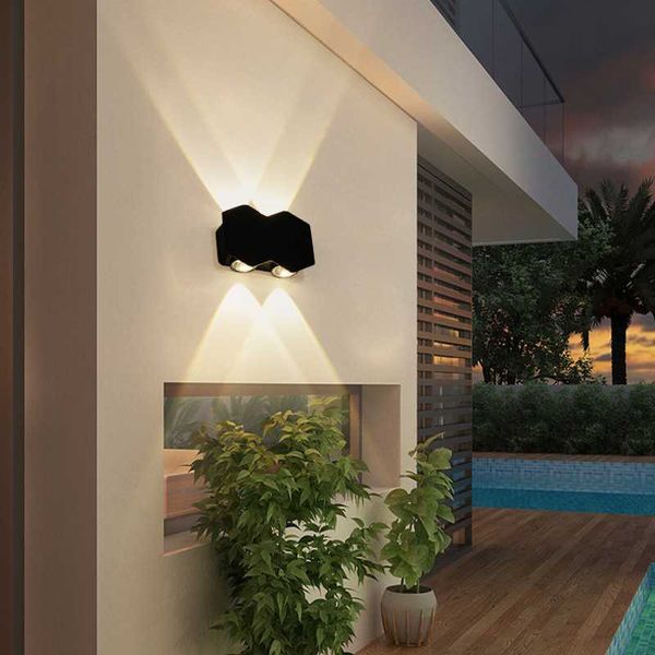 

outdoor wall lamps nordic home vanity bedroom furniture lighting balcony aluminum tempered glass light decor ogrÃ³d