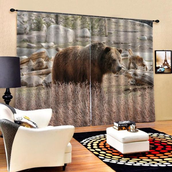 

curtain & drapes 3d luxury blackout window living room animal curtains