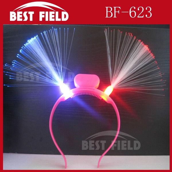 

party decoration 120pcs/lot light up headband led optical fiber headwear princess blinking supply
