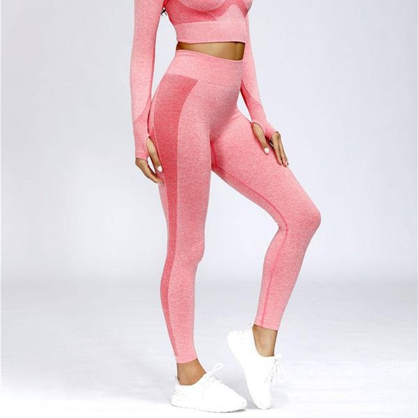 

women's leggings normov women seamless fitness high waist slim workout push up legging breathable woman jeggings leggins elastic, Black