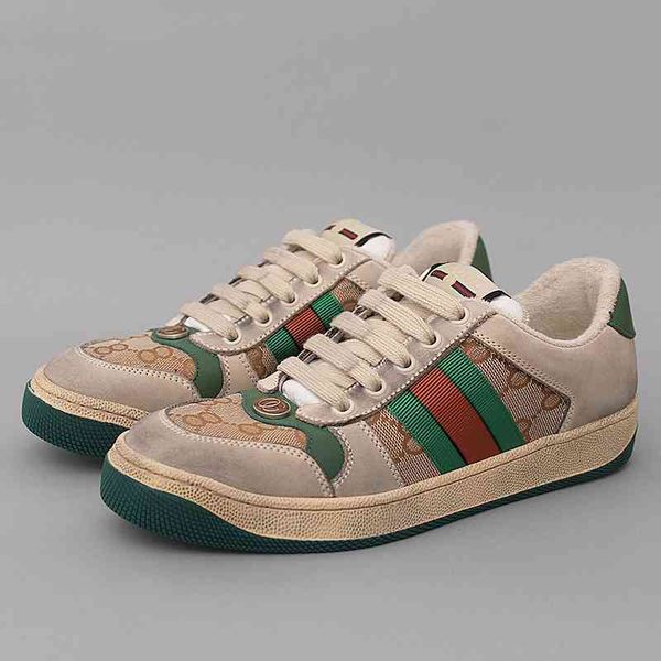 

family make small dirty women's old flower leisure sports lovers flat men's shoes, Black