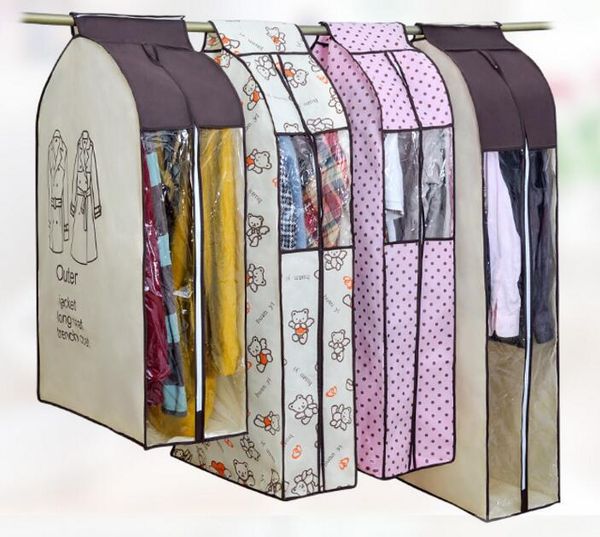 

clothing & wardrobe storage 3 pieces / lot carolina and boutique high-quality three-dimensional non-woven suit sets of clothes dust cover
