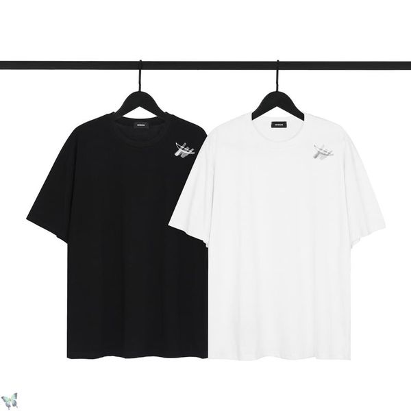 

simple style welldone t shirt w logo men women well done t-shirts tag label women's t-shirt, White