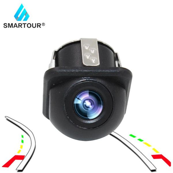 

car rear view cameras& parking sensors smartour dynamic trajectory tracks night vision ccd hd color waterproof camera ip67 reverse backup