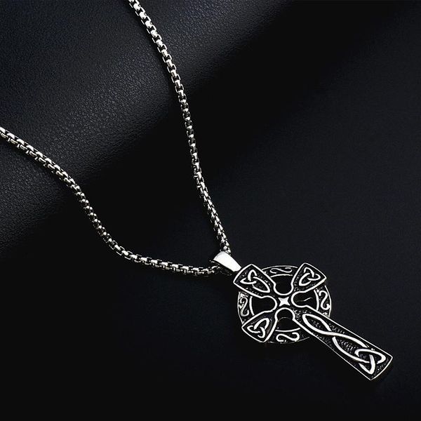 

pendants fashion men women necklaces jewelry black 316l stainless steel necklace punk charm gift for