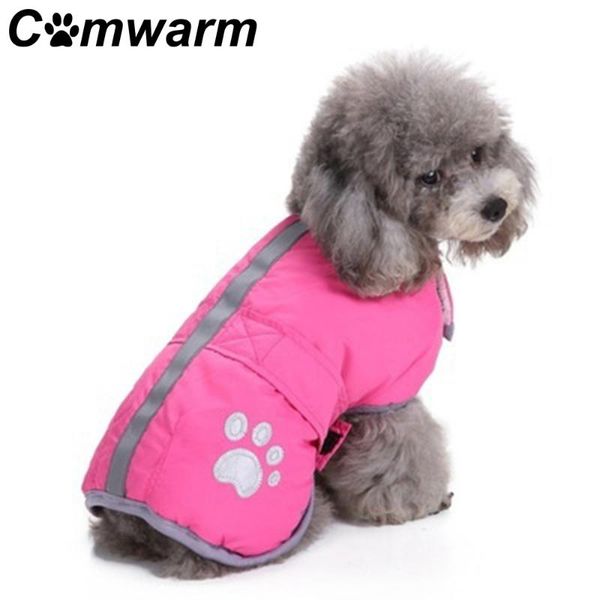 

dog apparel autumn&winter pet clothes puppy coat jacket reflective 2 side wear