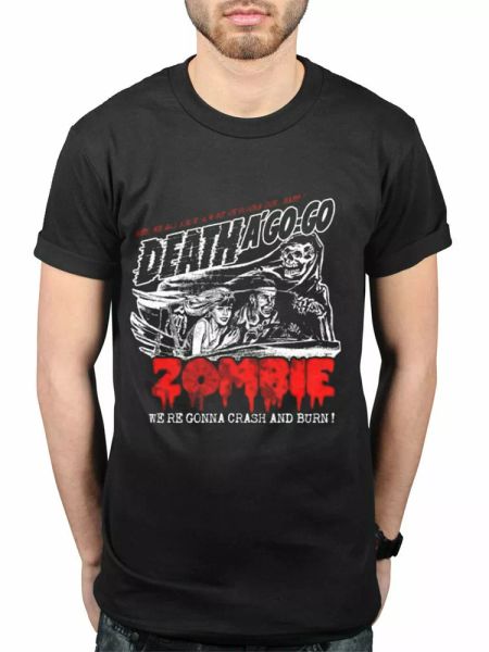 

rob zombie zombie crash licensed men t-shirt, White;black