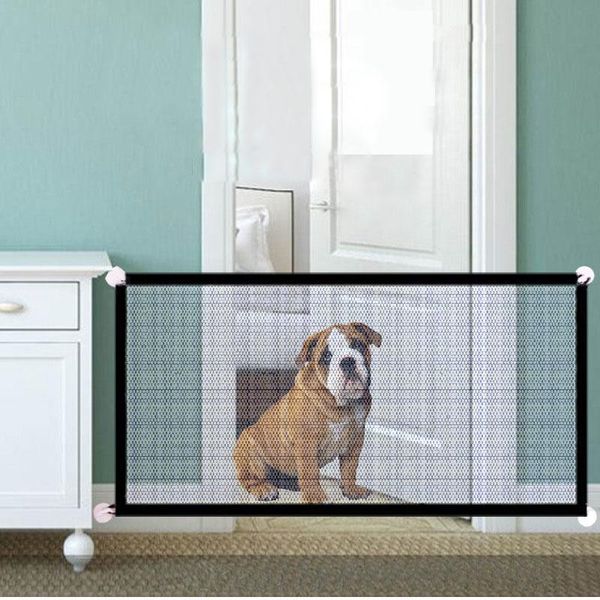 

dog houses & kennels accessories pet gate ingenious mesh fence for indoor and outdoor stair safety protection enclosure