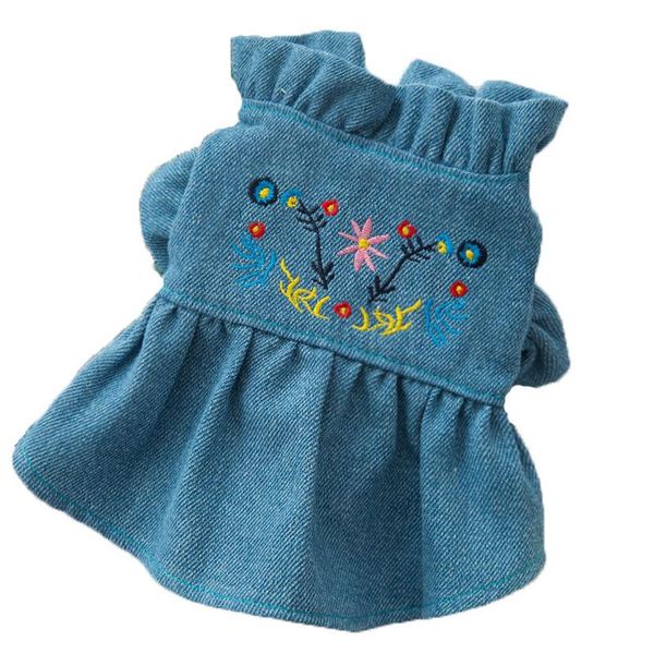 

dog apparel clothes for small dogs flower skirt princess teddy pet winter