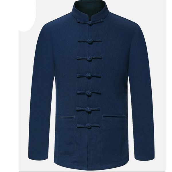 

ethnic clothing blue grade brand arrival chinese traditional men's handmade coil button jackets coats, Red