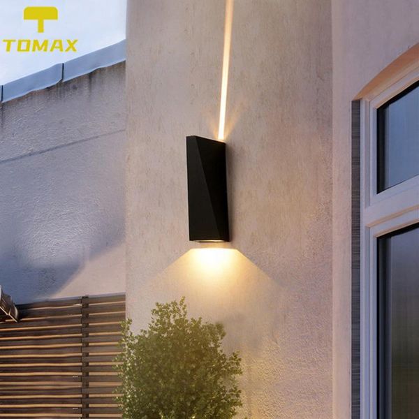 

high-end led outdoor waterproof wall light indoor bedside exterior column corridor aisle lamp
