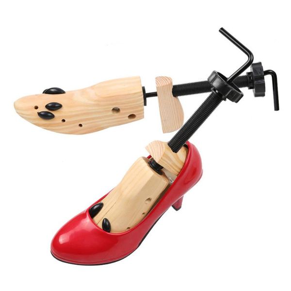 

clothing & wardrobe storage 1 piece shoe tree wood shoes stretcher, wooden adjustable man women flats pumps boot shaper rack expander trees