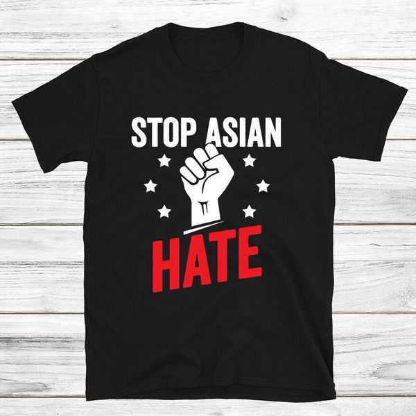 

sasian hate shirt aapi anti asian american racism awareness t shirts, White;black