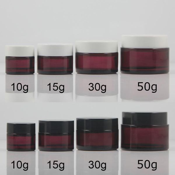 

storage bottles & jars mysterious purple cylindrical cream bottle,10g beauty jar