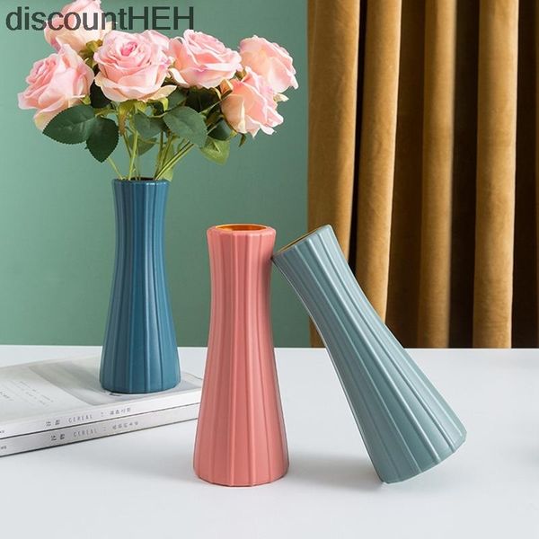 

vases modern decoration home nordic style flower arrangement living room origami pot for interior plastic