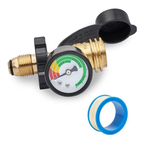 

tools & accessories propane gauge pol connection accurate meter bbq pressure valve tank test instrument presents