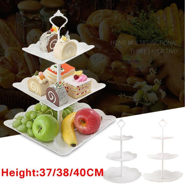 

other bakeware three-layer fruit plate cake stand dessert vegetable storage rack holder wedding birthday party cupcake