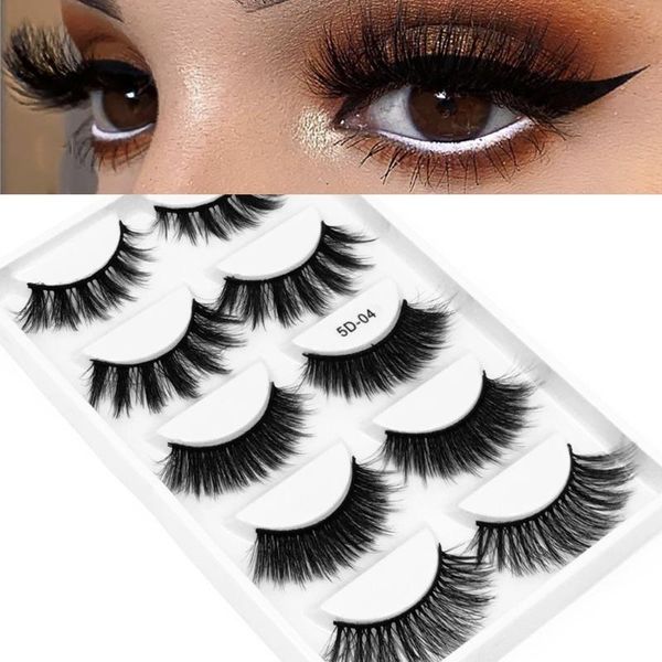 

pairs fashion natural handmade soft long false eyelashes makeup extension beauty tools