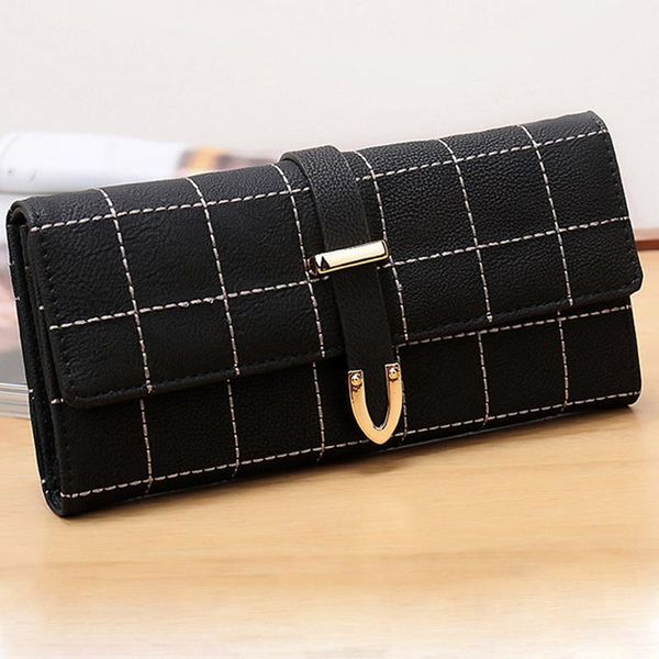 

wallets xiyuan 2021 selling fashion long thread women leather and purses collection for men, Red;black