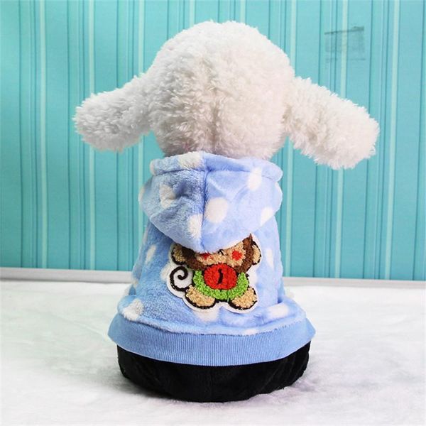 

dog apparel style pet clothes cute cartoon pattern coat hoodies with high quality