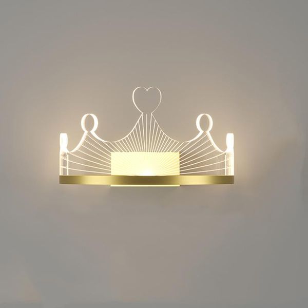 

wall lamps nordic led crown for bedroom bedside luxury art lllumination supplies indoor corridor creative decorative lights