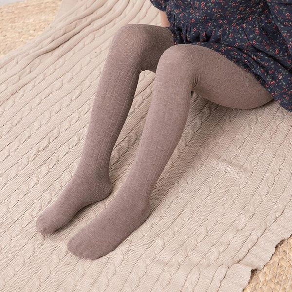 

footies girls pantyhose cotton spring autumn 2021 vertical strip wild baby kids tights children's clothing, Blue