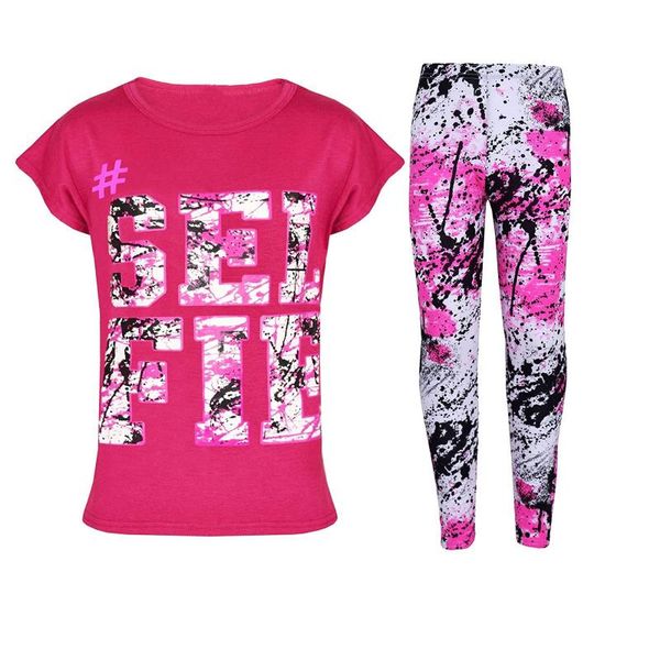 

clothing sets girls spring camouflage t-shirt print for and boys from 5 to 13 years long sleeve suit children tracksuit, White