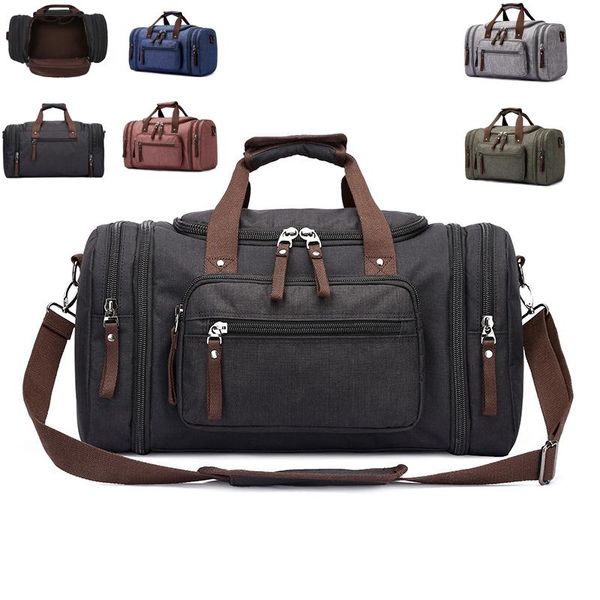 

duffel bags cfun ya mens duffle canvas handle overnight travel large capacity luggage leisure handbags shoulder bag drop