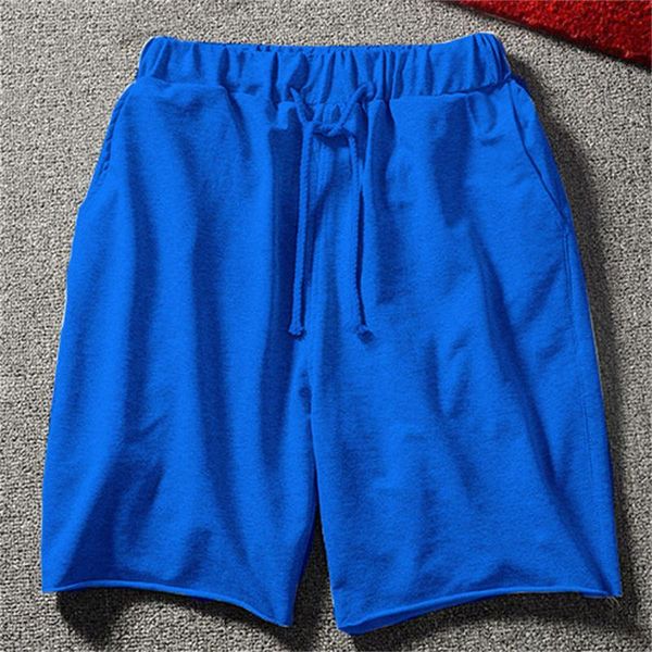 

men's shorts 2021 summer fashion and pure color casual outing sports loose fitness three-fifth pants, White;black