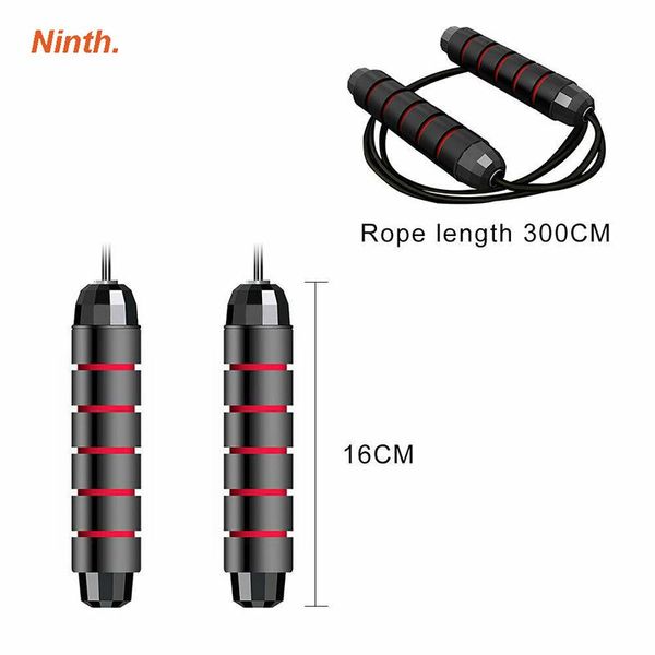 

fitness training bearing skipping rope without tangles weight loss adjustable speed yoga jump ropes