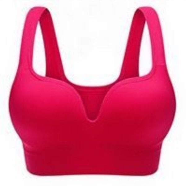 

yoga outfit women's fashion vest sports no steel ring gather bra underwear