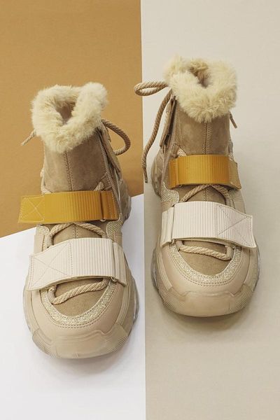 

boots 2021 season women's sports double sides high base, Black