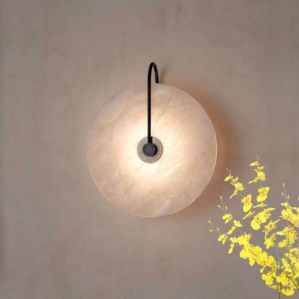 

wall lamps modern marble lamp led lighting home decor sofa background light bedroom bedside sconce