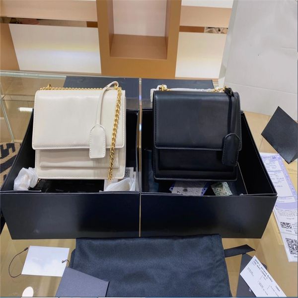 

famous brand women designer shoulder bag leather chain bag cross body pure color womens handbag crossbody bag purse