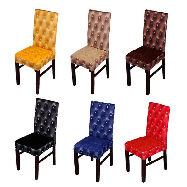 

chair covers arrival 6pcs/lot grey/blue stretch spandex home dining cover with soft cotton cushion, kids room computer decor